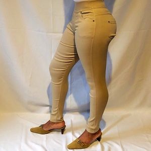 Khaki Twill Jegging